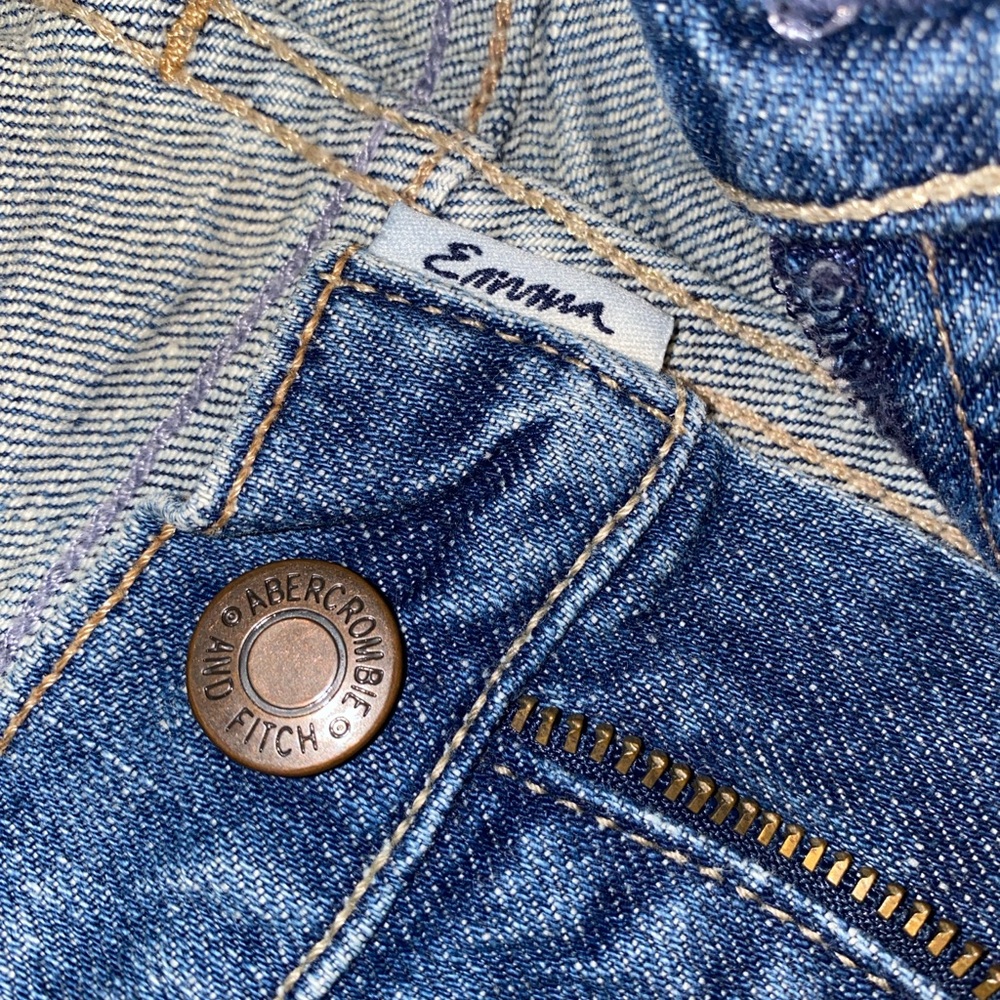 Abercrombie & Fitch Light Blue Flare Jeans - Picture 3 of 5